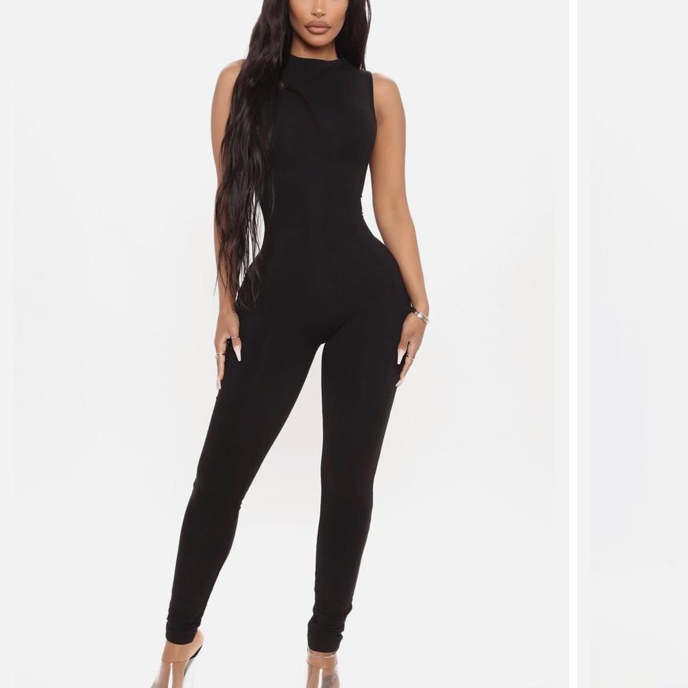 FASHION NOVA DOUBLE LINED JUMPSUIT